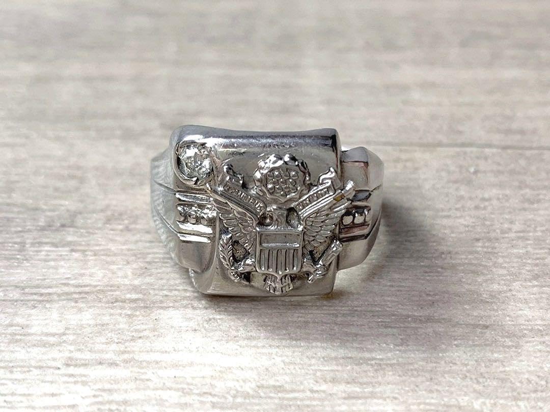 40s 50sビンテージ米軍ミリタリー大戦シルバー リング指輪US ARMY軍物 40s 50sビンテージ米軍ミリタリー シルバー リング指輪US ARMY軍物